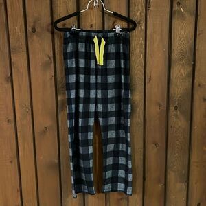 Old Navy Youth boys size large (10/12) gray & black polyester pajama pants.